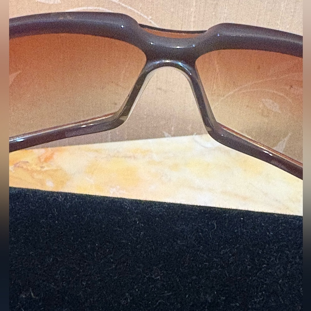 Salvatore Ferragamo Brown Rectangular Acetate 207… - image 3